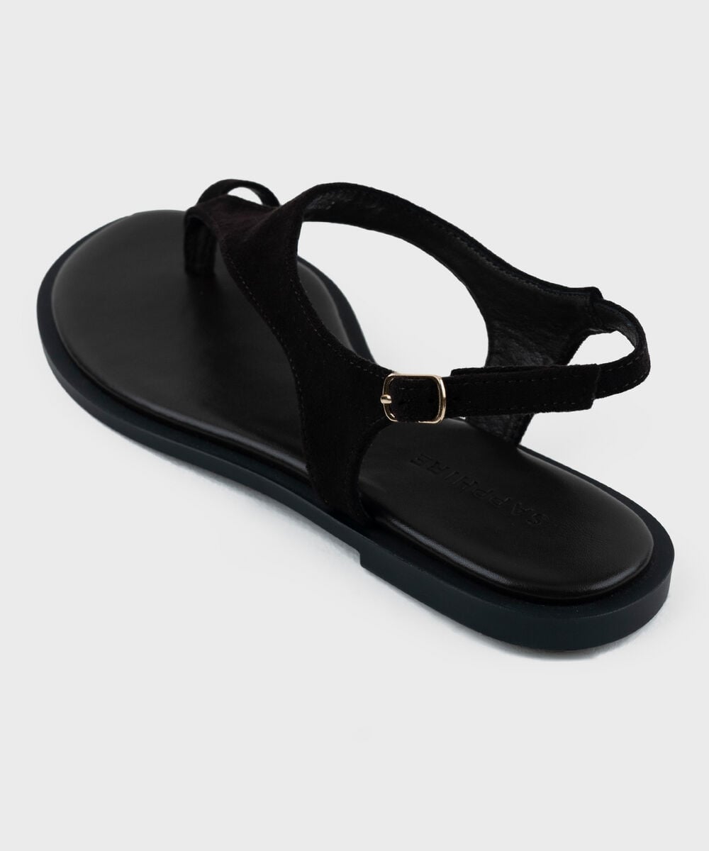 Women's Dark Brown Flat Sandal