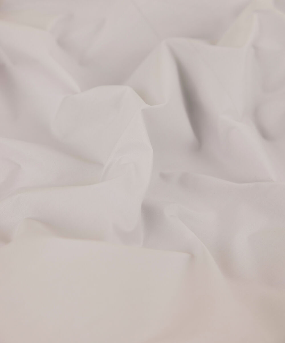 Men's Unstitched 2-Piece Premium Latha Ash White Suit