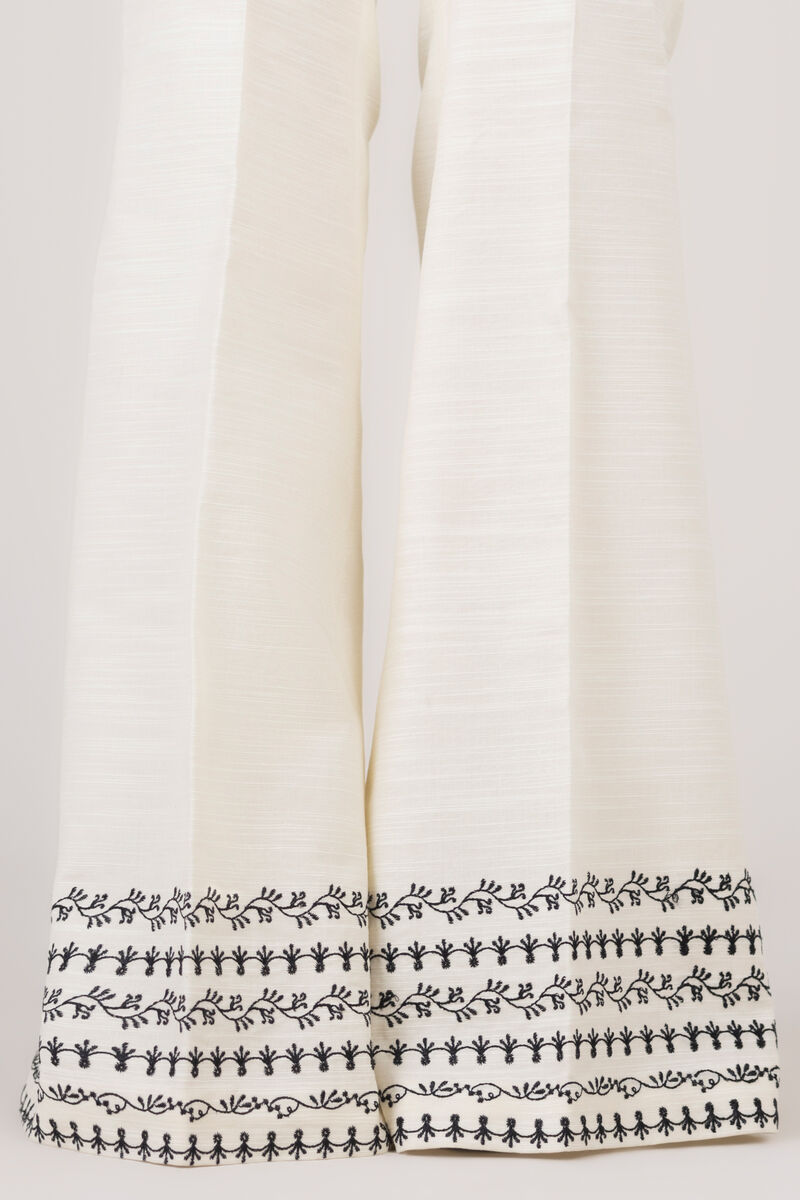 Embroidered Khaddar Trousers