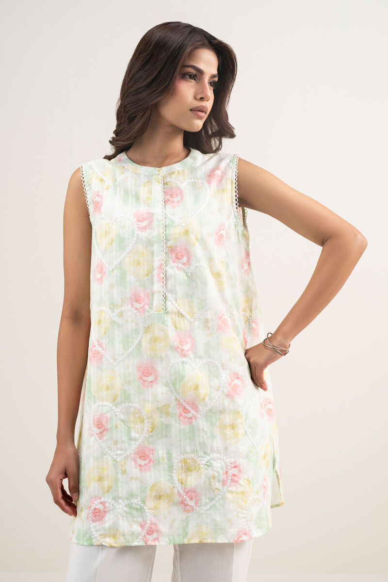 Embroidered Leno Kara Shirt