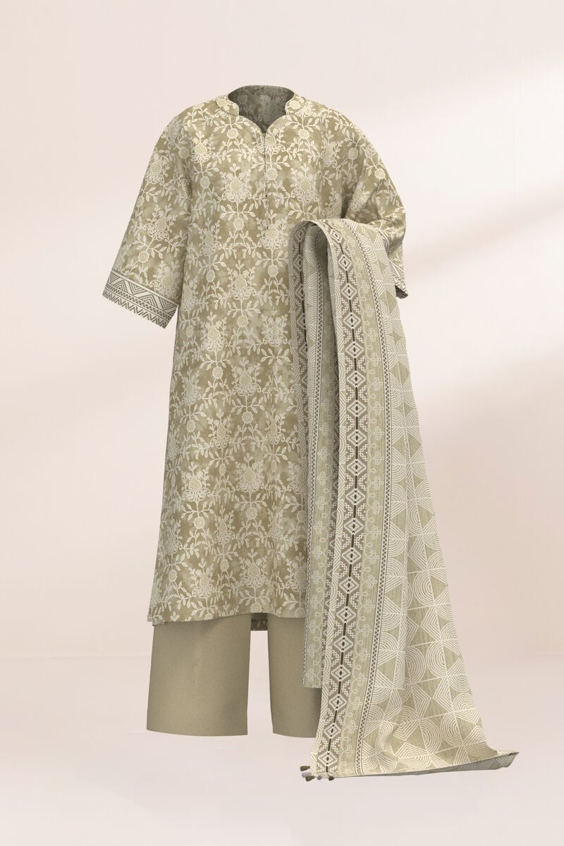 3 Piece - Printed Lawn Suit