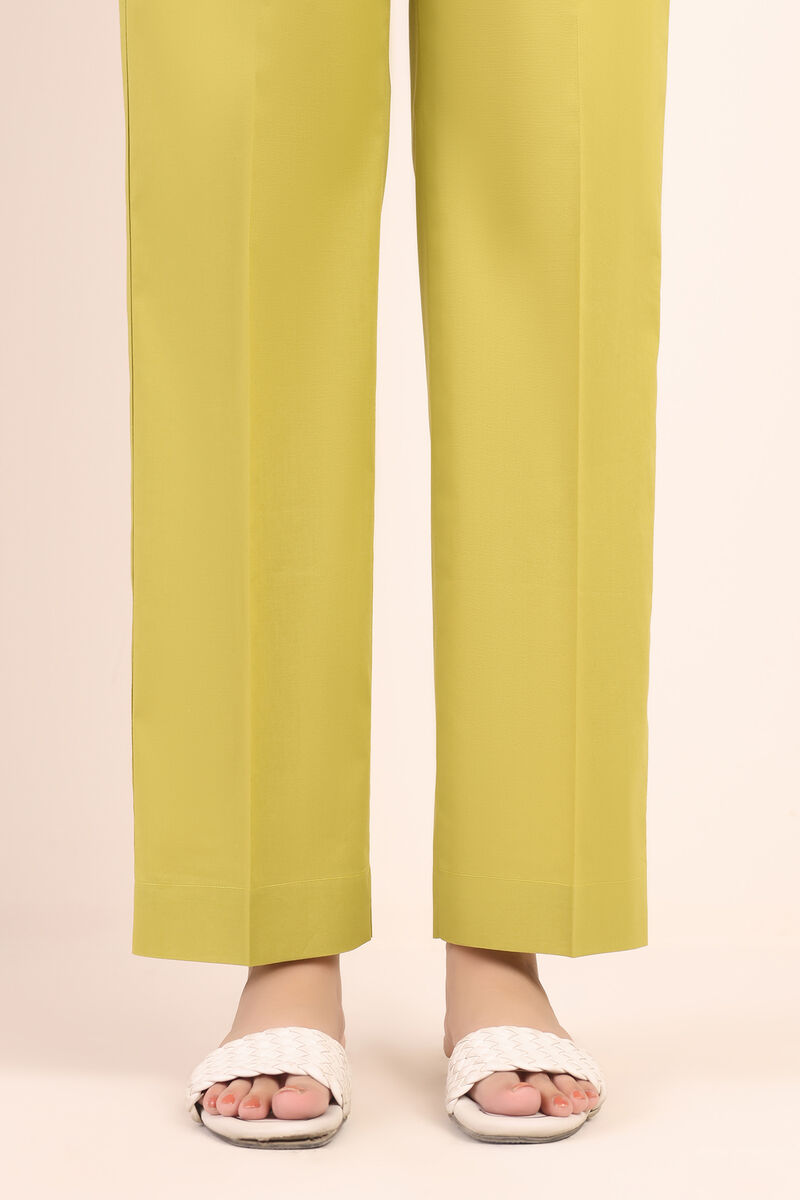 Solid Cambric Straight Pants