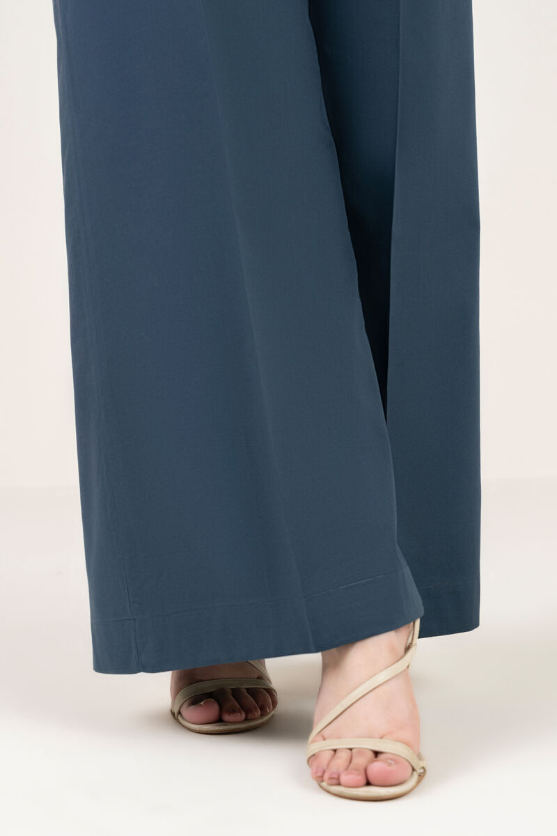 Solid Cambric Flared Pants