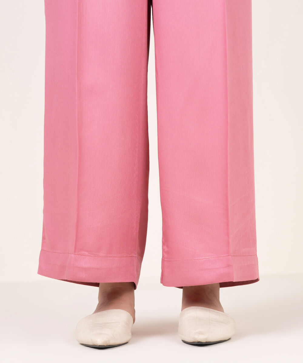 Women's RTW Bedford Solid Pink Culottes