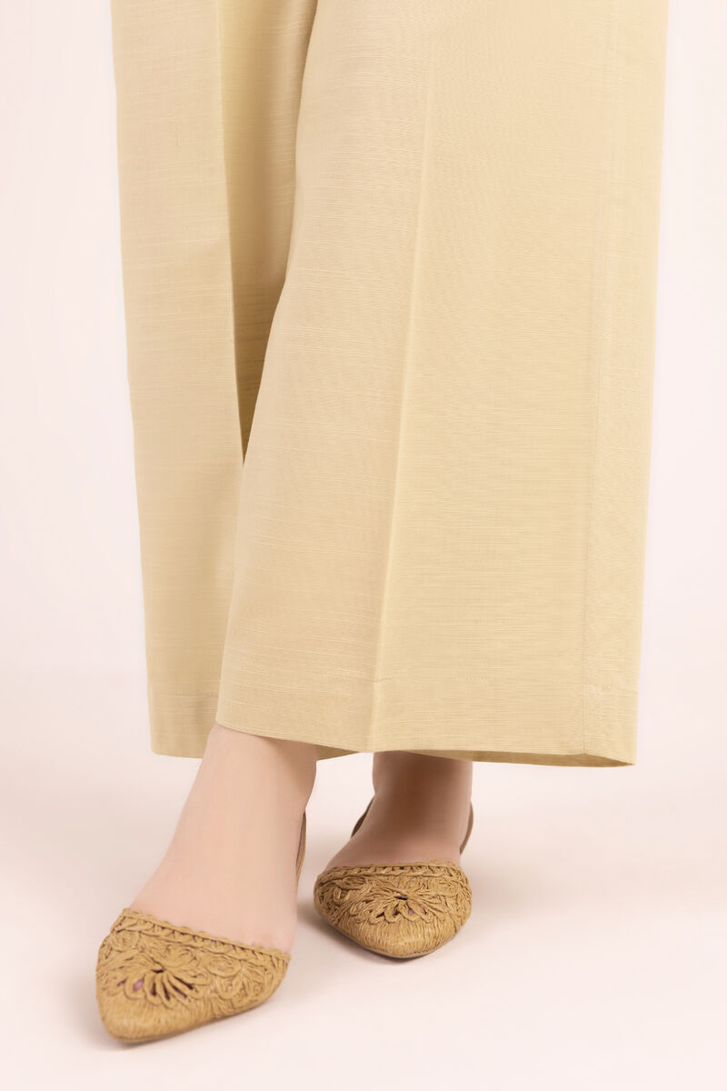 Solid Khaddar Flared Pants