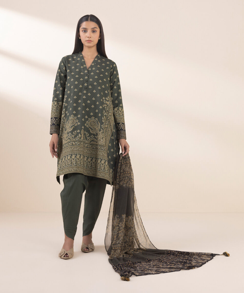 0U3PDF25V117 Unstitched 3 PC 0U3PDF25V117