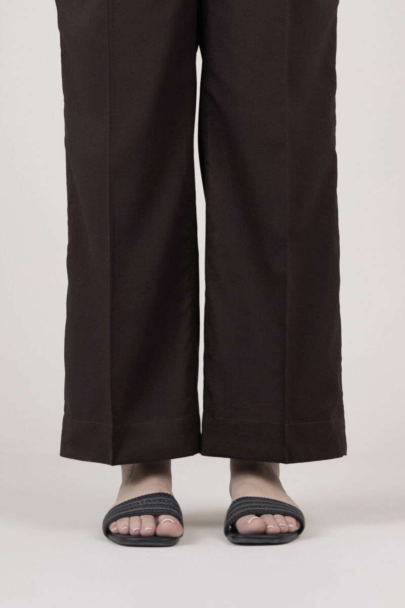 Cotton Viscose Straight Pants