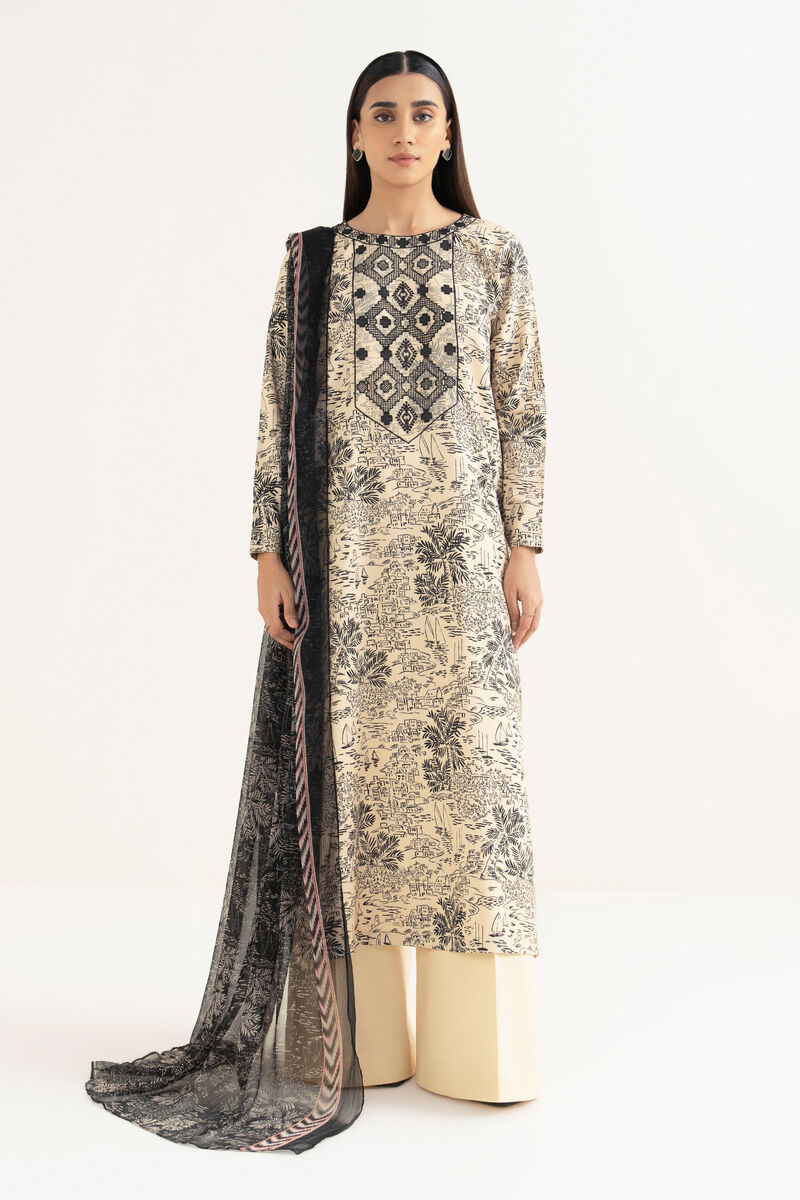 3 Piece - Embroidered Lawn Suit