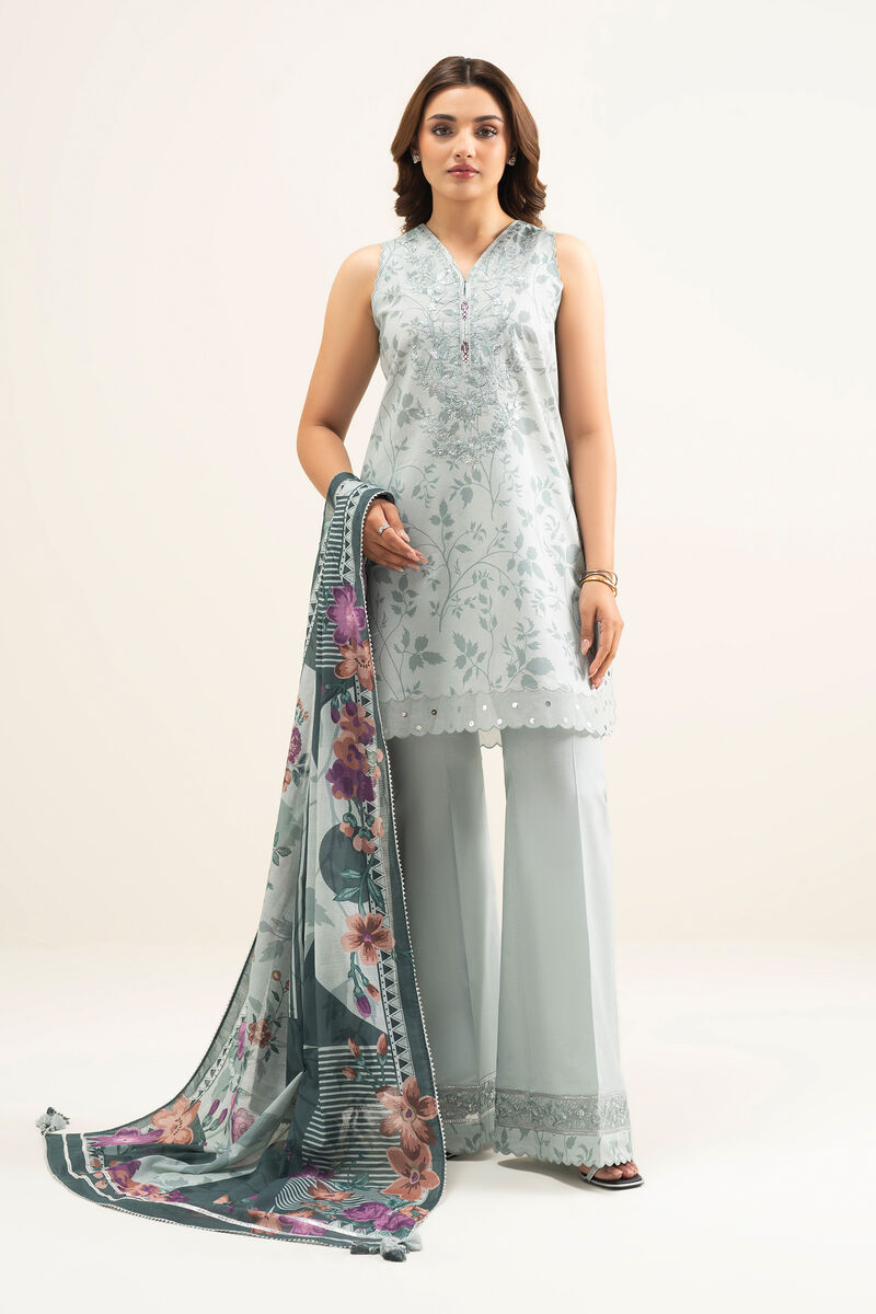 3 Piece - Embroidered Lawn Suit