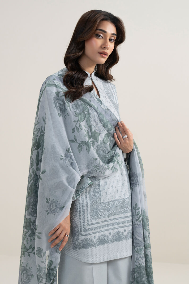 3 Piece - Printed Lawn Suit