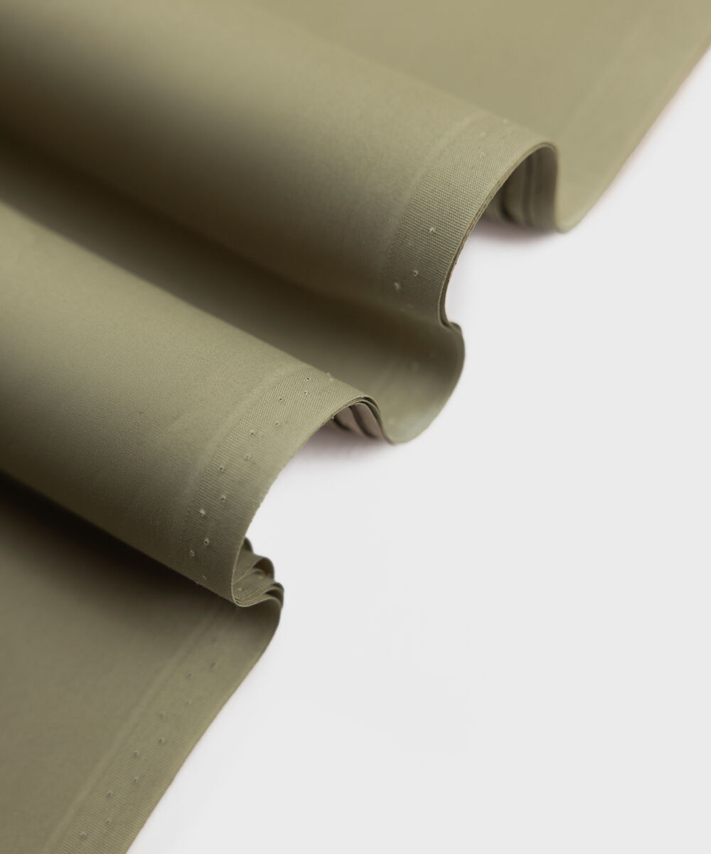Men's Unstitched Two-Piece Refined Wash and Wear Light Olive Suit.