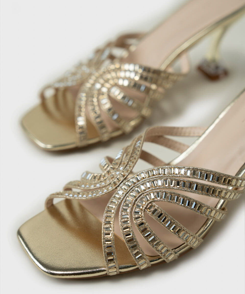 Women's Gold High Heels