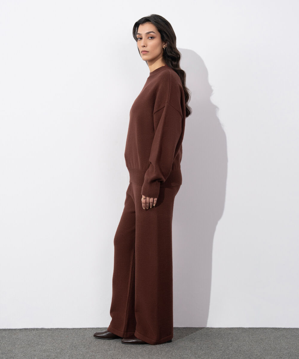 Women's Western Wear Rust Soft Touch Knit Sweater