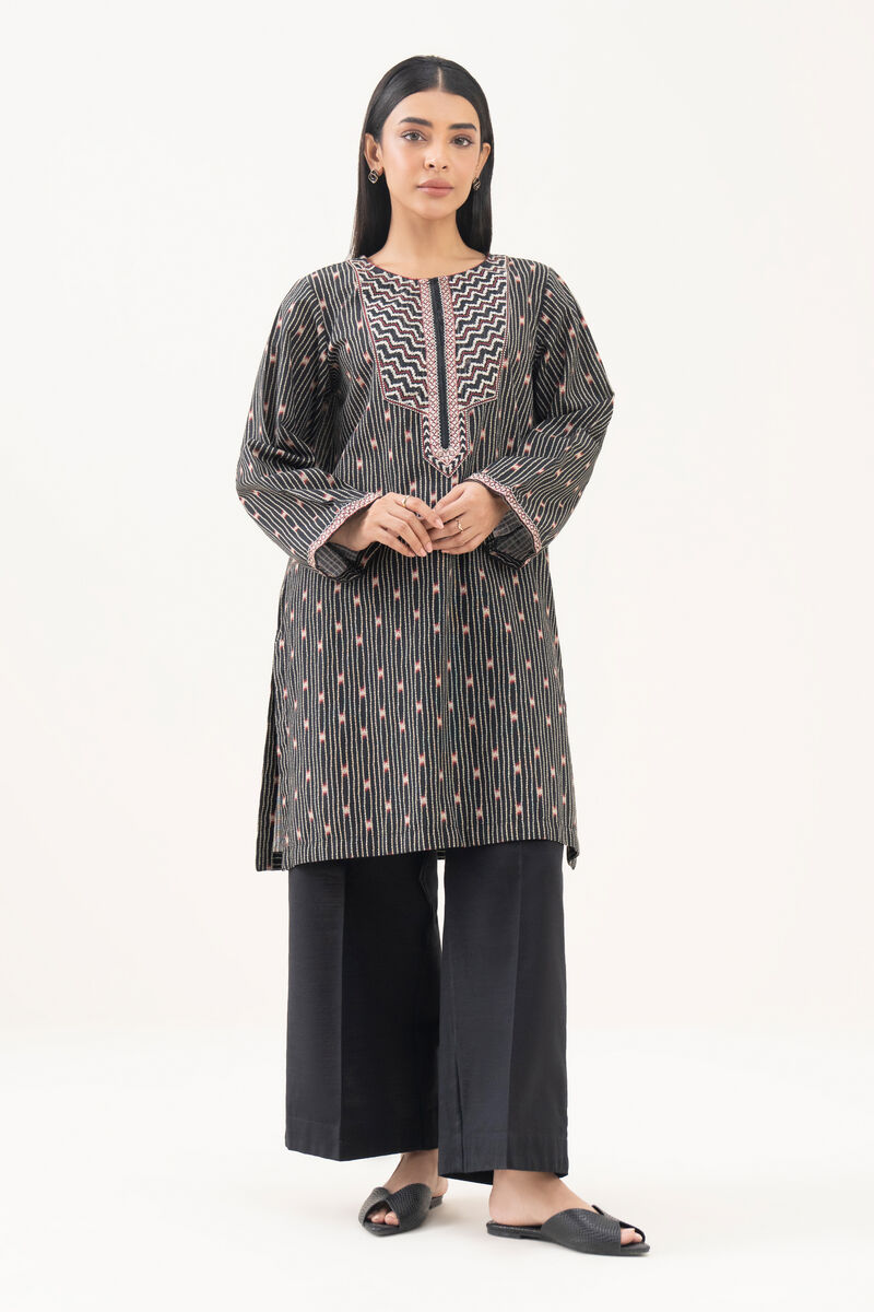 Embroidered Light Khaddar Shirt