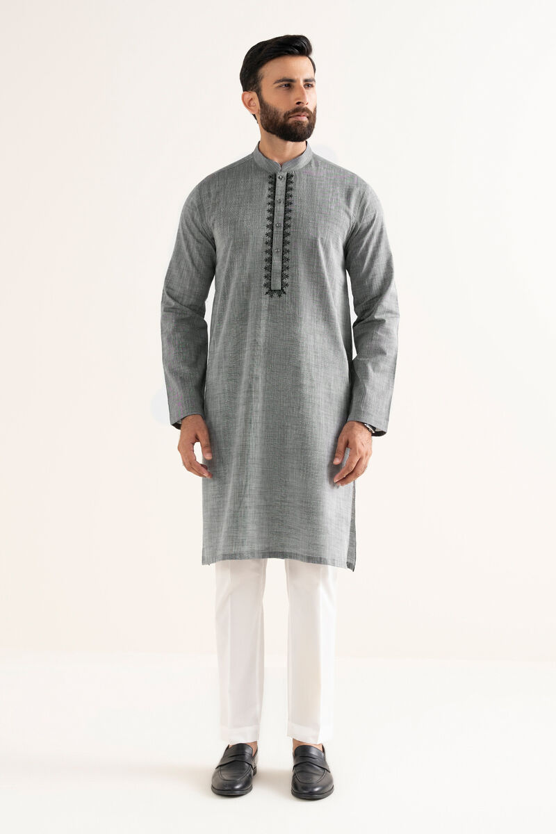 Embroidered Wash & Wear Kurta
