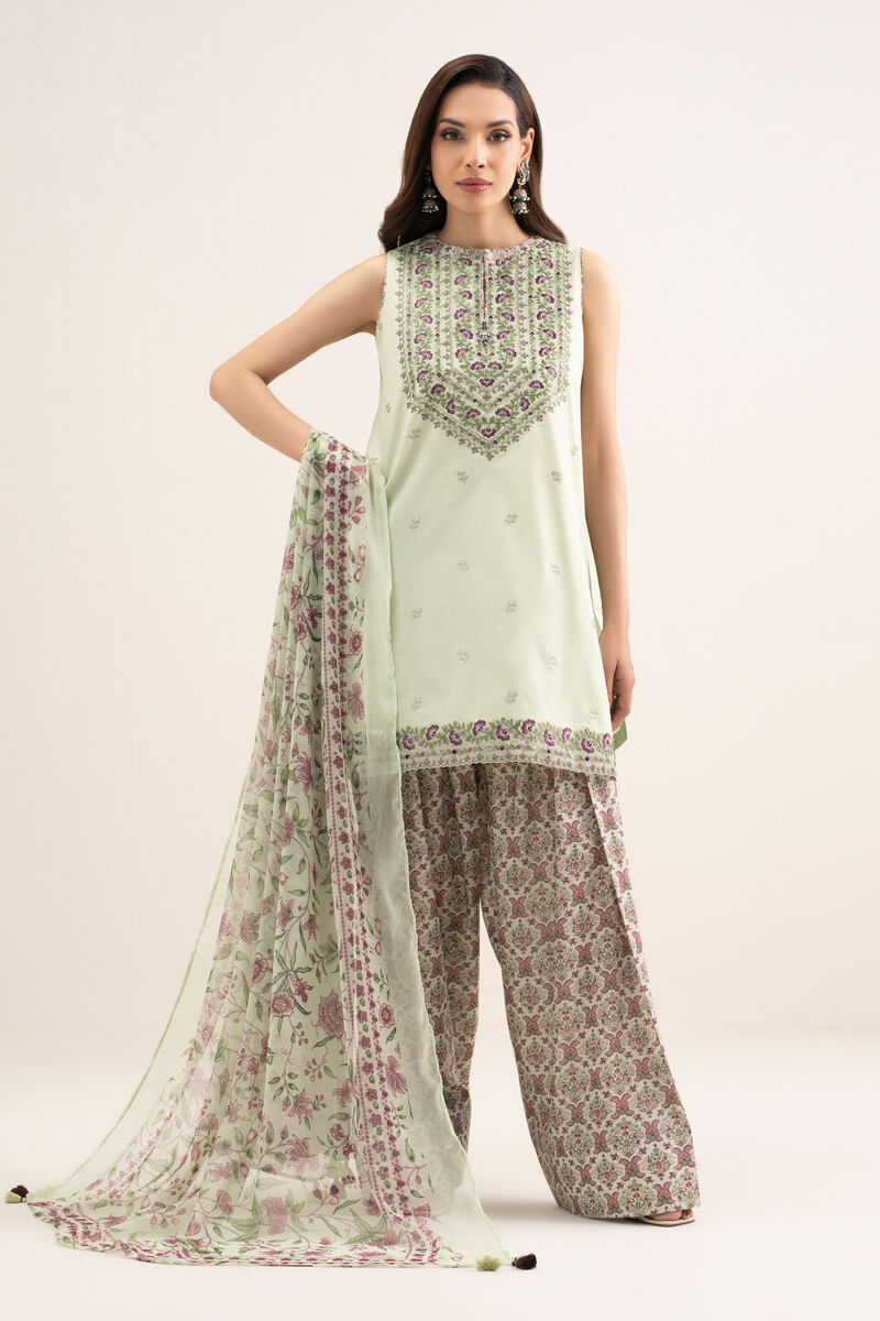 3 Piece - Embroidered Lawn Suit