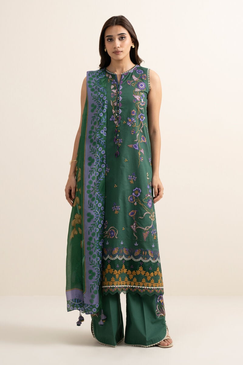 3 Piece - Embroidered Lawn Suit
