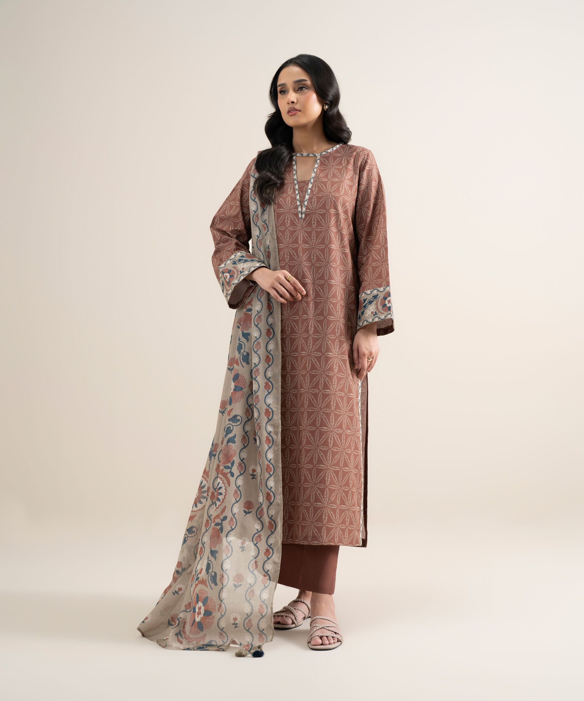 Unstitched 3 PC U2TDDS26V529