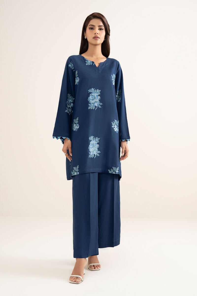 Embroidered Cotton Viscose Shirt