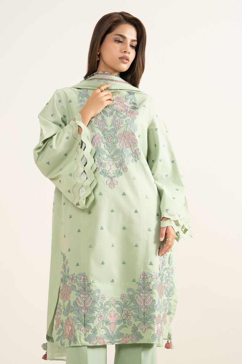 3 Piece - Embroidered Lawn Suit