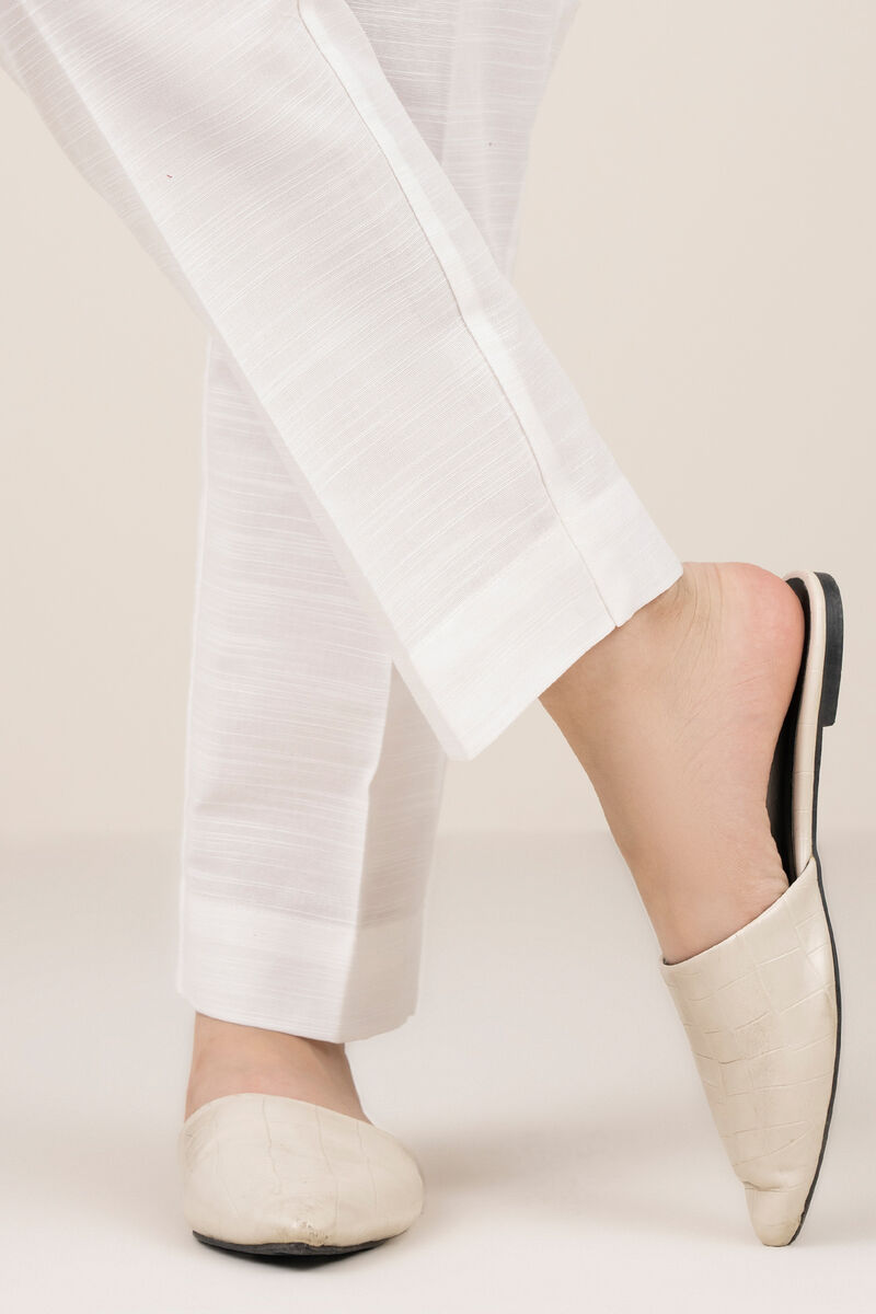 Solid Khaddar Straight Pants