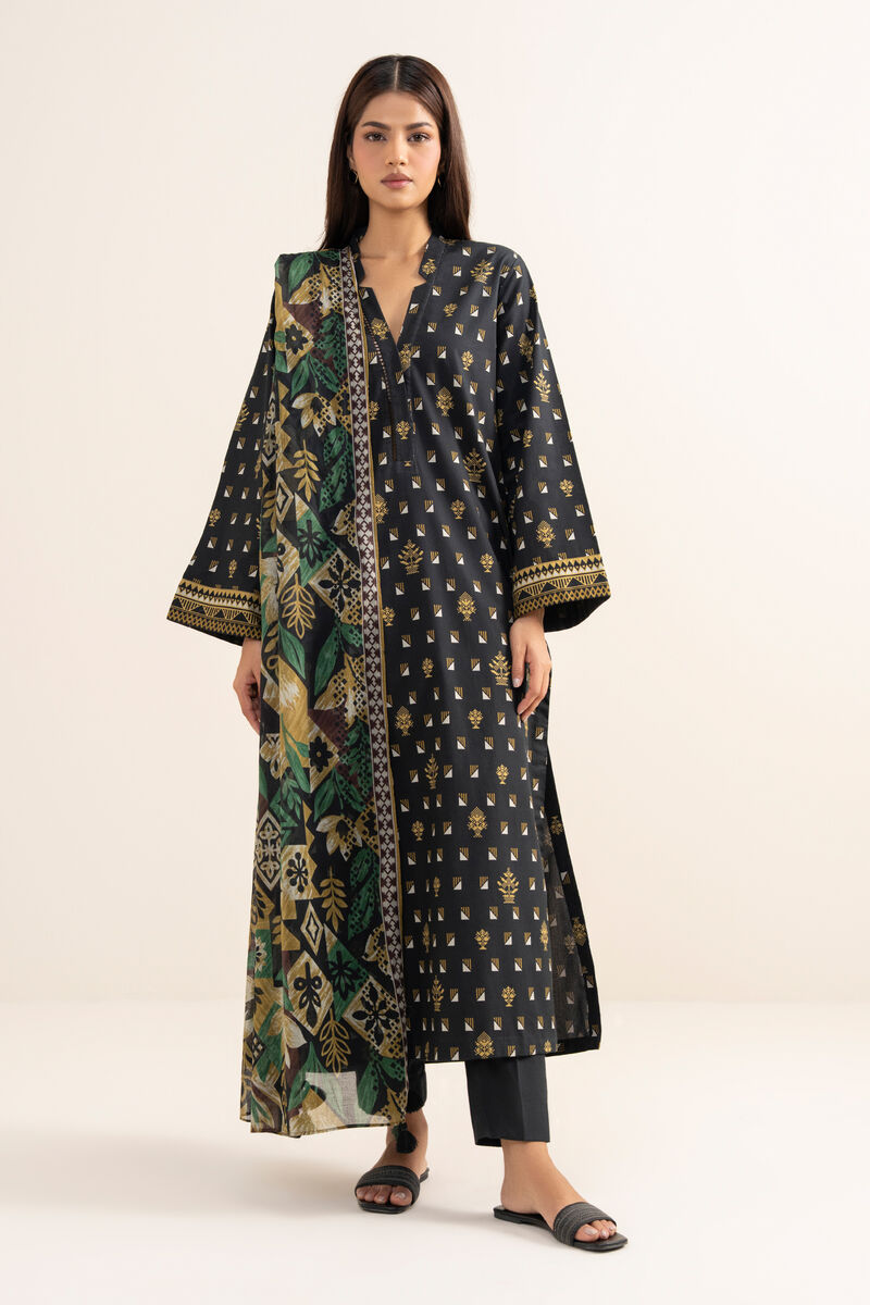 3 Piece - Printed Lawn Suit