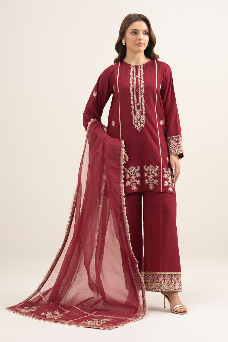 Embroidered Organza Dupatta