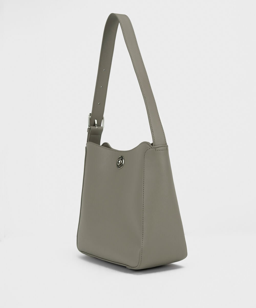 Women's Taupe Shoulder Bag