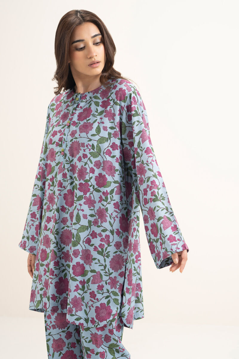 Printed Arabic Lawn Shirt