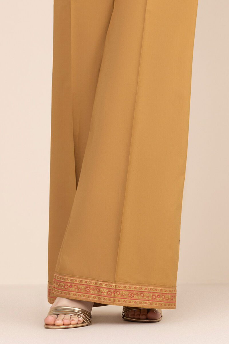 Solid Cambric Flared Pants