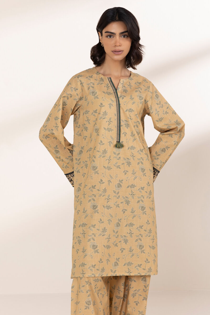 Printed Crosshatch Shirt