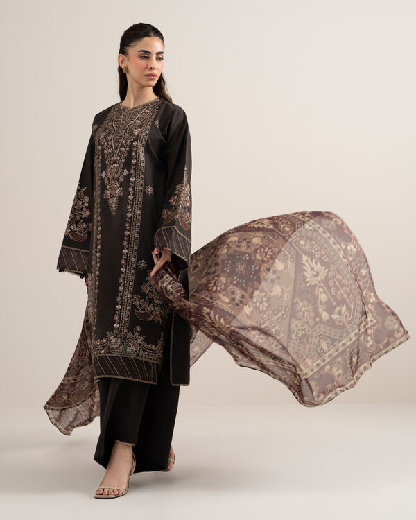3 Piece - Embroidered Lawn Suit