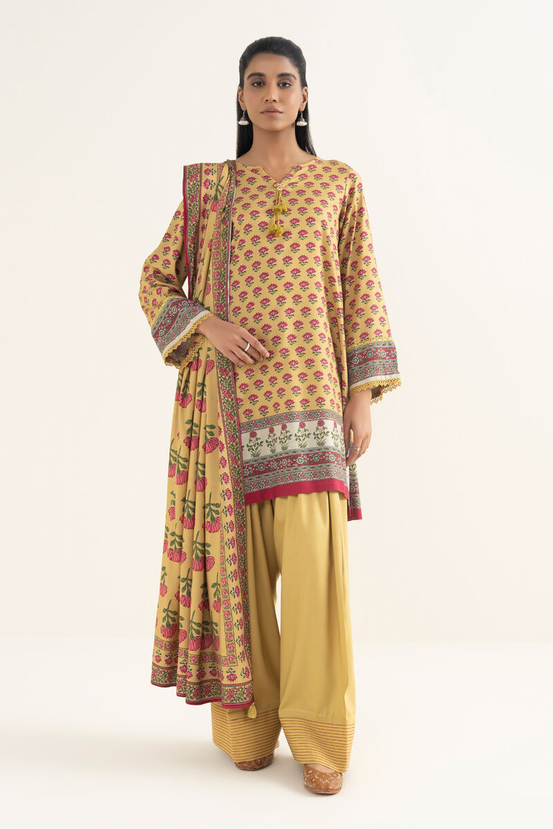 Printed Linen Viscose Dupatta
