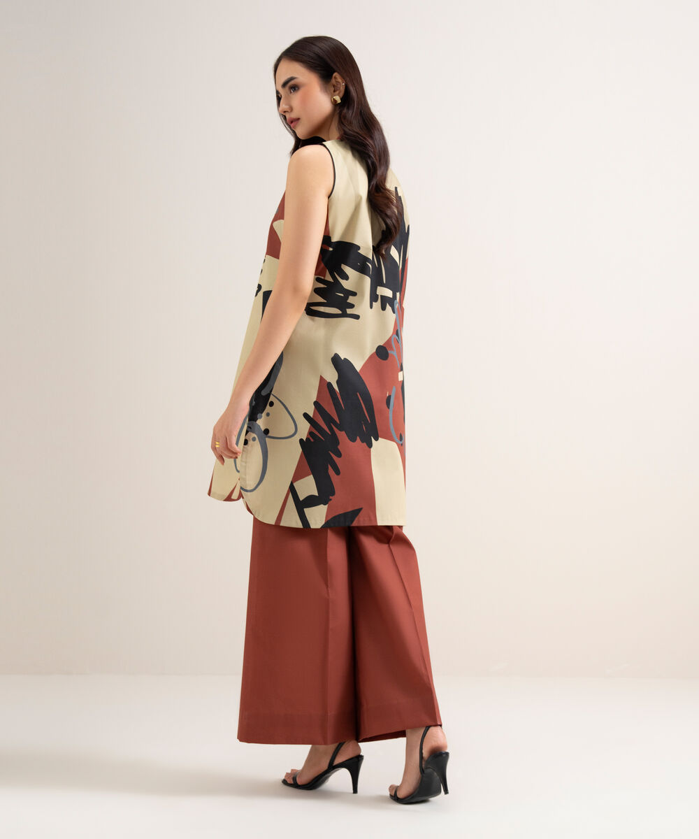 Women's Unstitched Lawn Printed Multi  2 Piece Suit