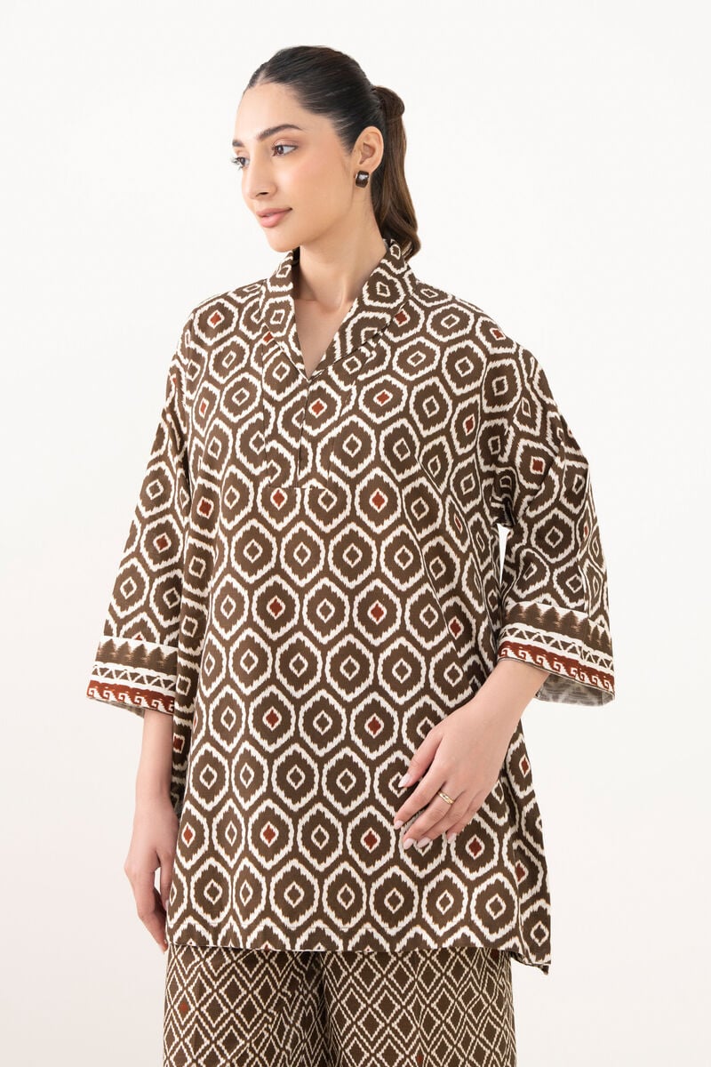 Printed Light Khaddar Shirt