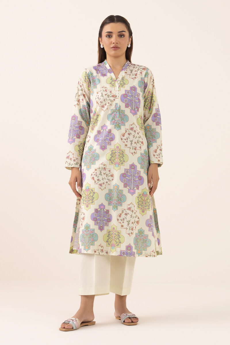 Printed Crosshatch Shirt