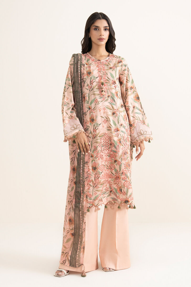 3 Piece - Embroidered Lawn Suit