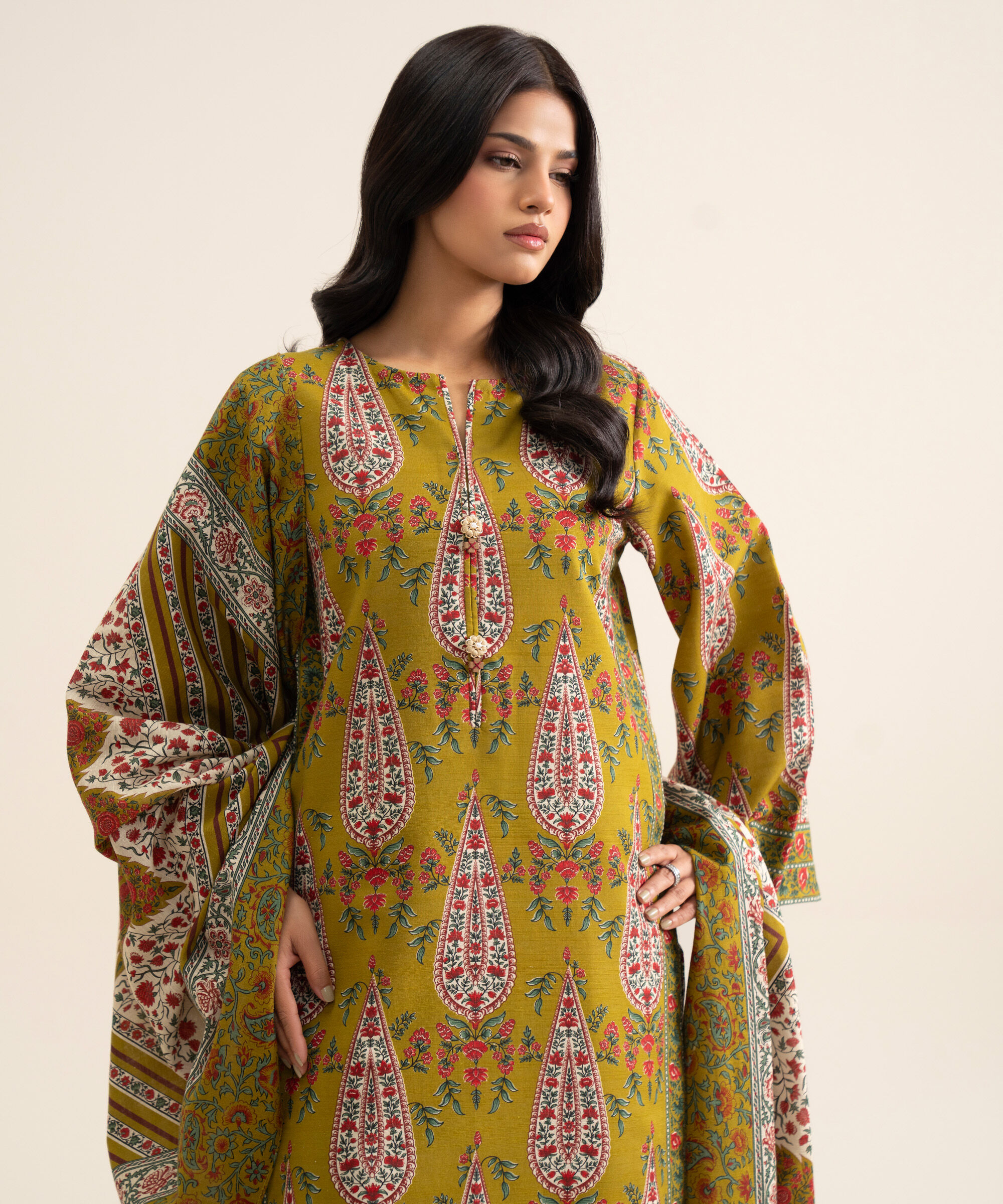 Unstitched 3 PC U3PDYS26V947
