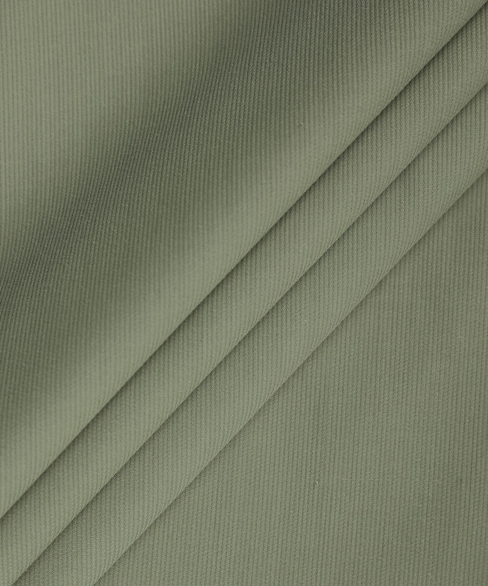 Men Unstitched Viscose Light Olive Full Suit Fabric