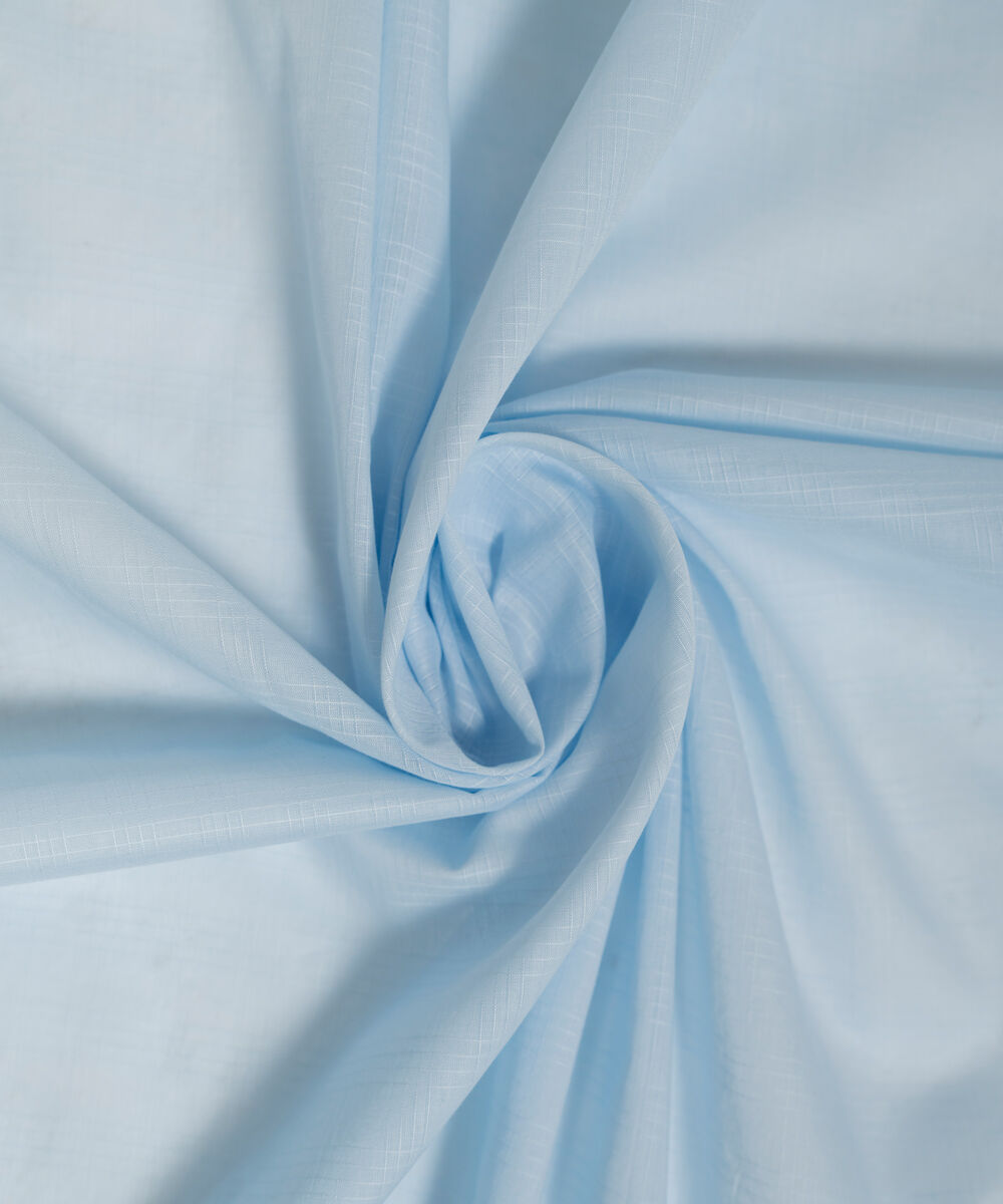 Textured Voile Solid Blue Dupatta