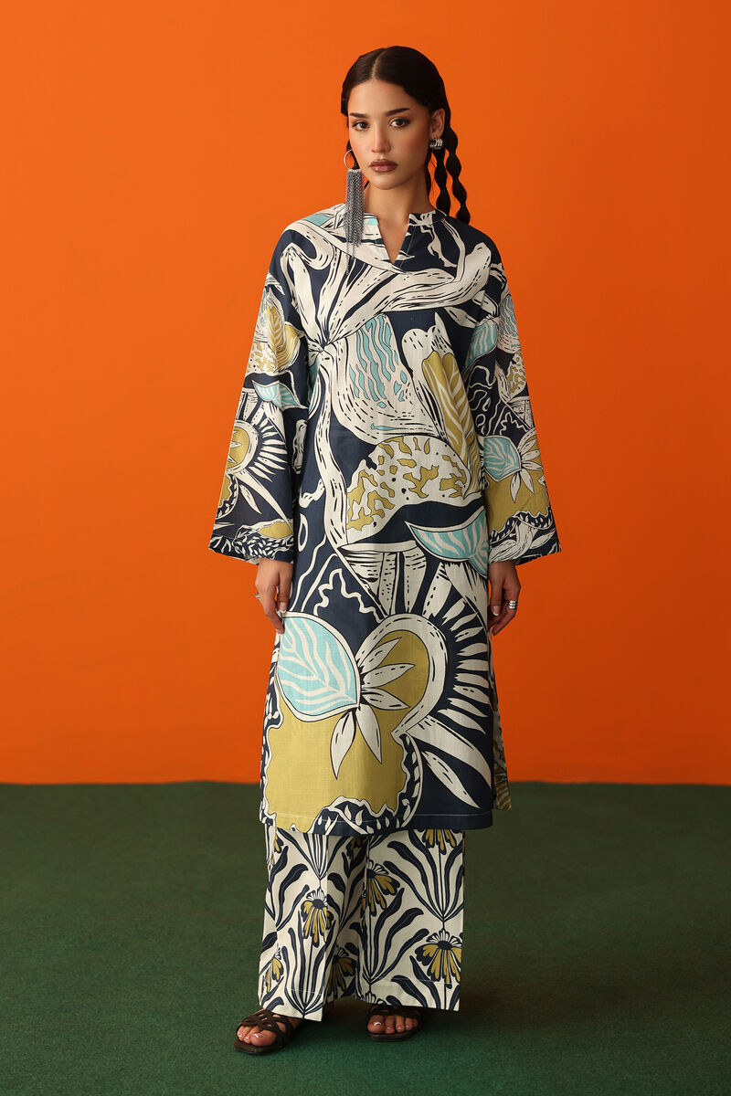 Printed Crosshatch Shirt