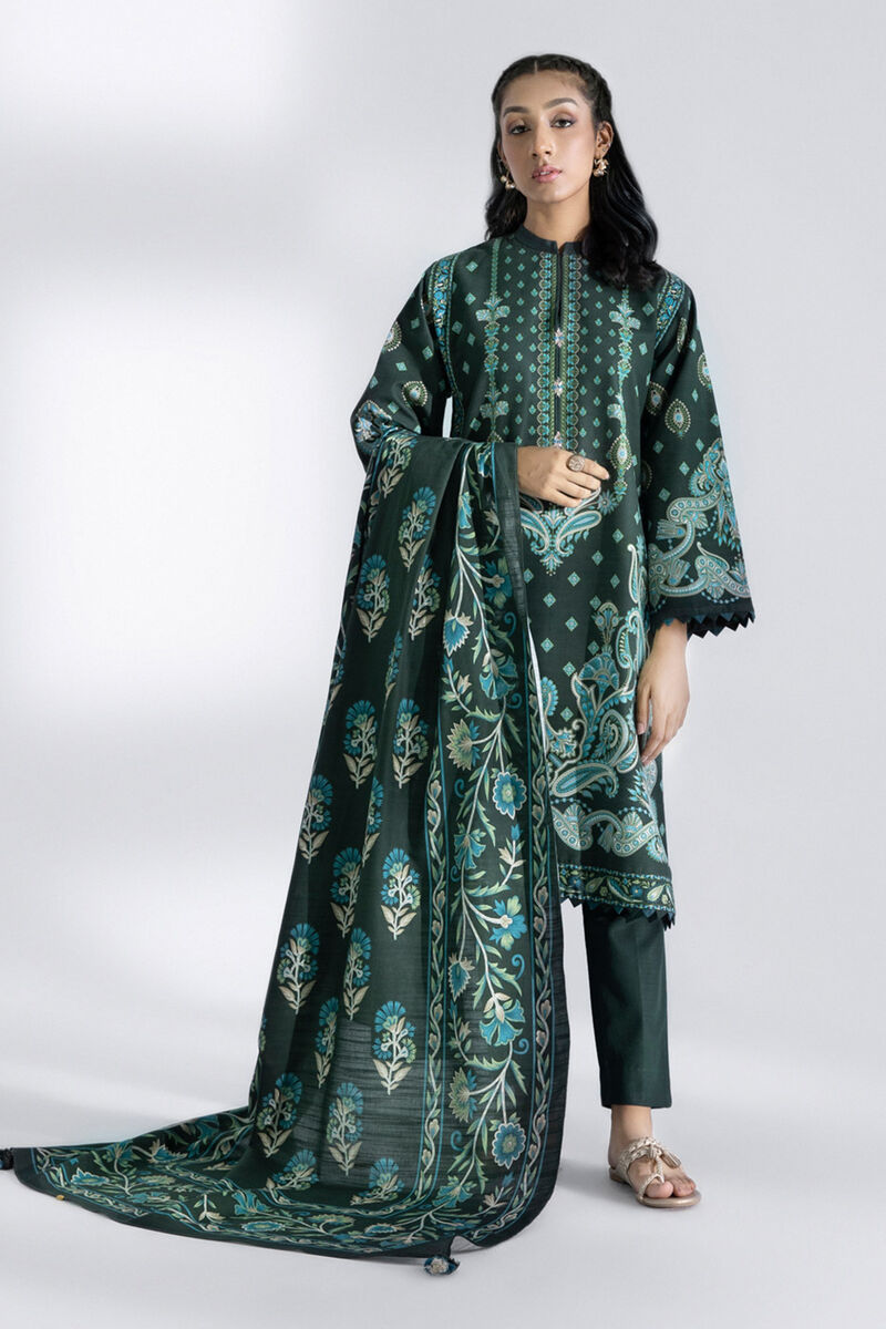 3 Piece - Printed Lawn Suit
