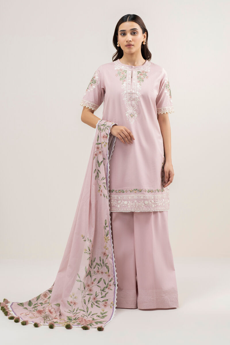 3 Piece - Embroidered Lawn Suit