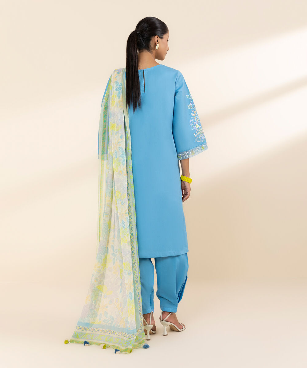 0U3PEST25V54 Unstitched 3 PC 0U3PEST25V54