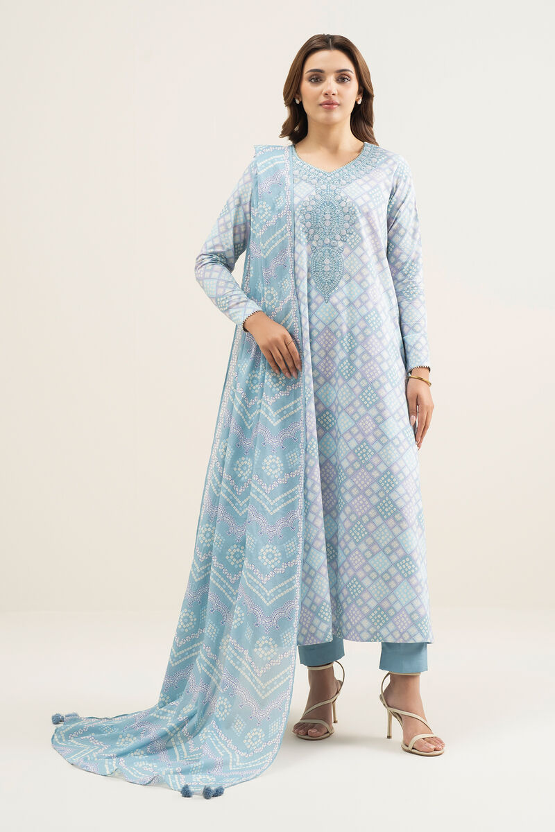 3 Piece - Embroidered Lawn Suit