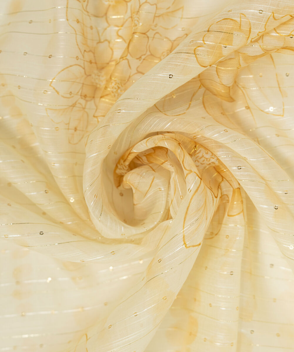 Tussar Silk Manaar Printed Dupatta