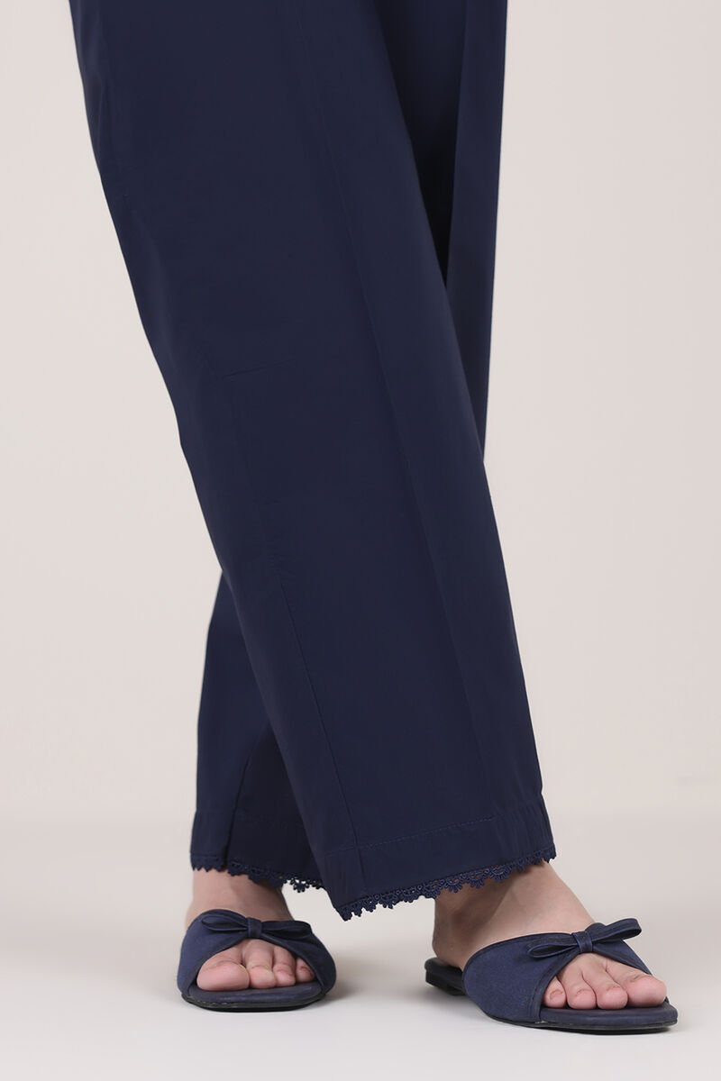 Solid Cambric Straight Pants