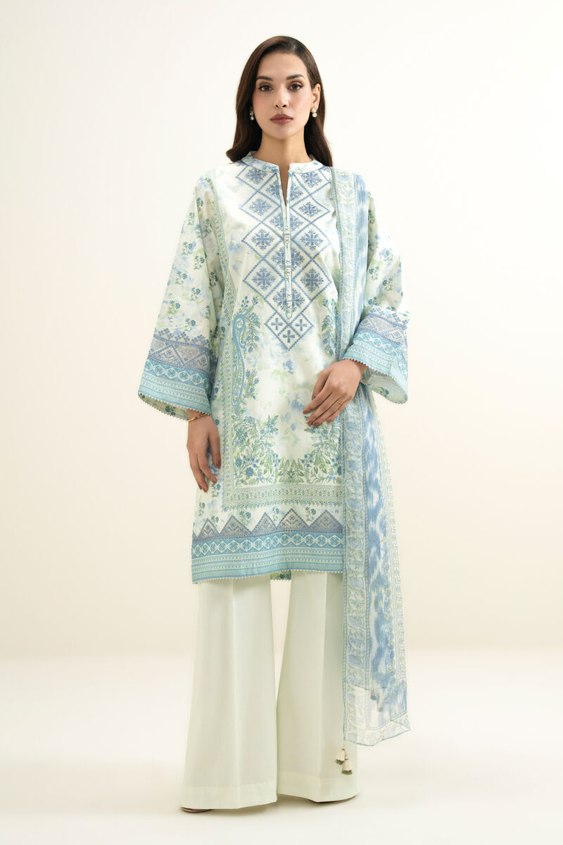 3 Piece - Embroidered Lawn Suit