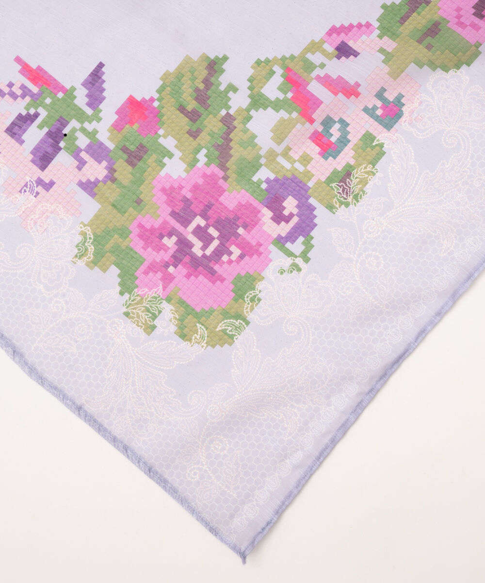 Women's Manaar Purple Printed Dupatta