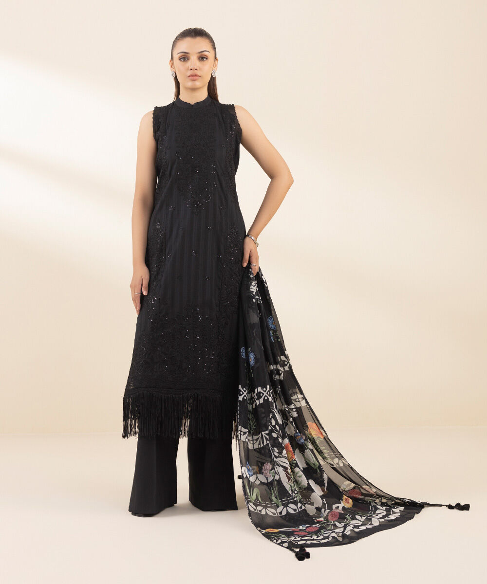 U3PEDF25V211 Unstitched 3 PC U3PEDF25V211